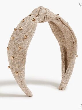 Jcrew Beaded knot headband - NWT